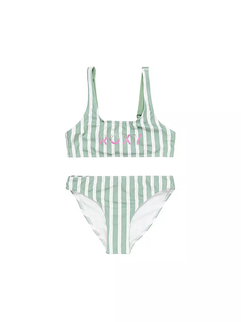 ROXY Mädchen Bikini Bico Active RG Bralette Set hellgrün